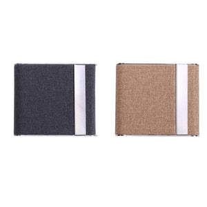 Stainless Steel Smoke Box Portable Pack 20 Tobacco Metal Cigarette Case Tobacco Holder Pocket Box Storage Holder Container New