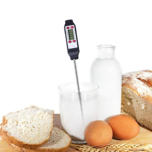 Electronic Food Thermometer Dust-proof BBQ Probe Milk Meat Thermometer Digital Kitchen Cooking Tools